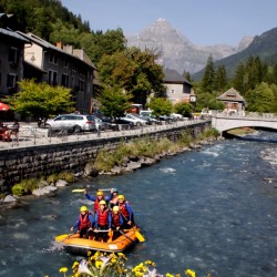 Rafting passage de Sixt